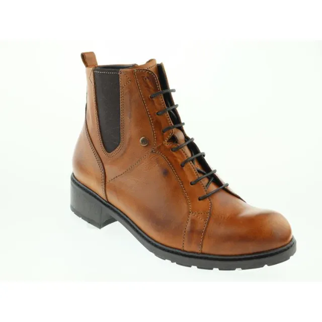 Wolky 0448130 Veterschoenen Cognac